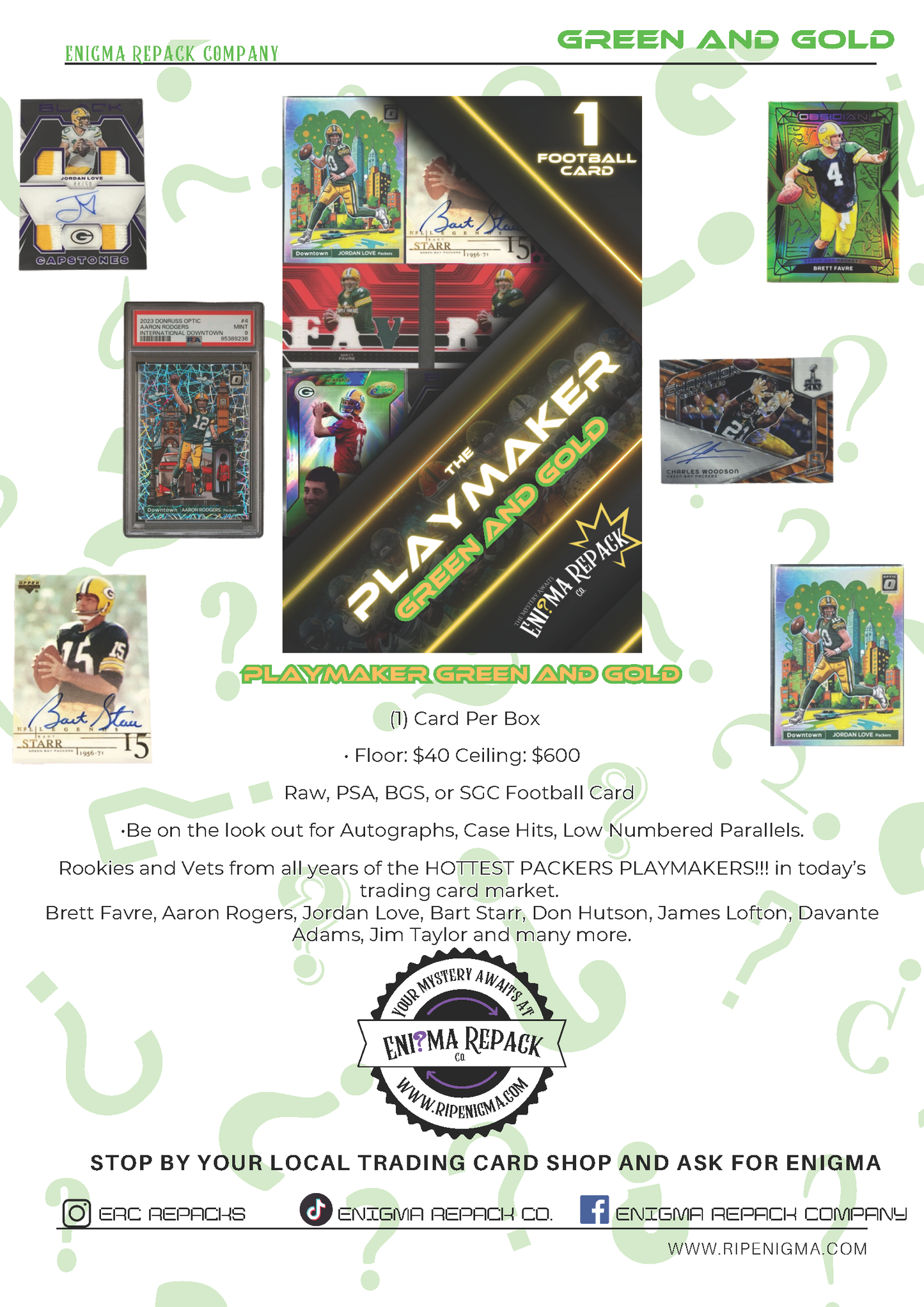 Playmaker Gold "Green and Gold"