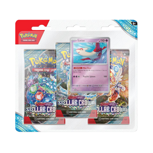 Pokémon Scarlet & Violet Stellar Crown 3 Pack Blister