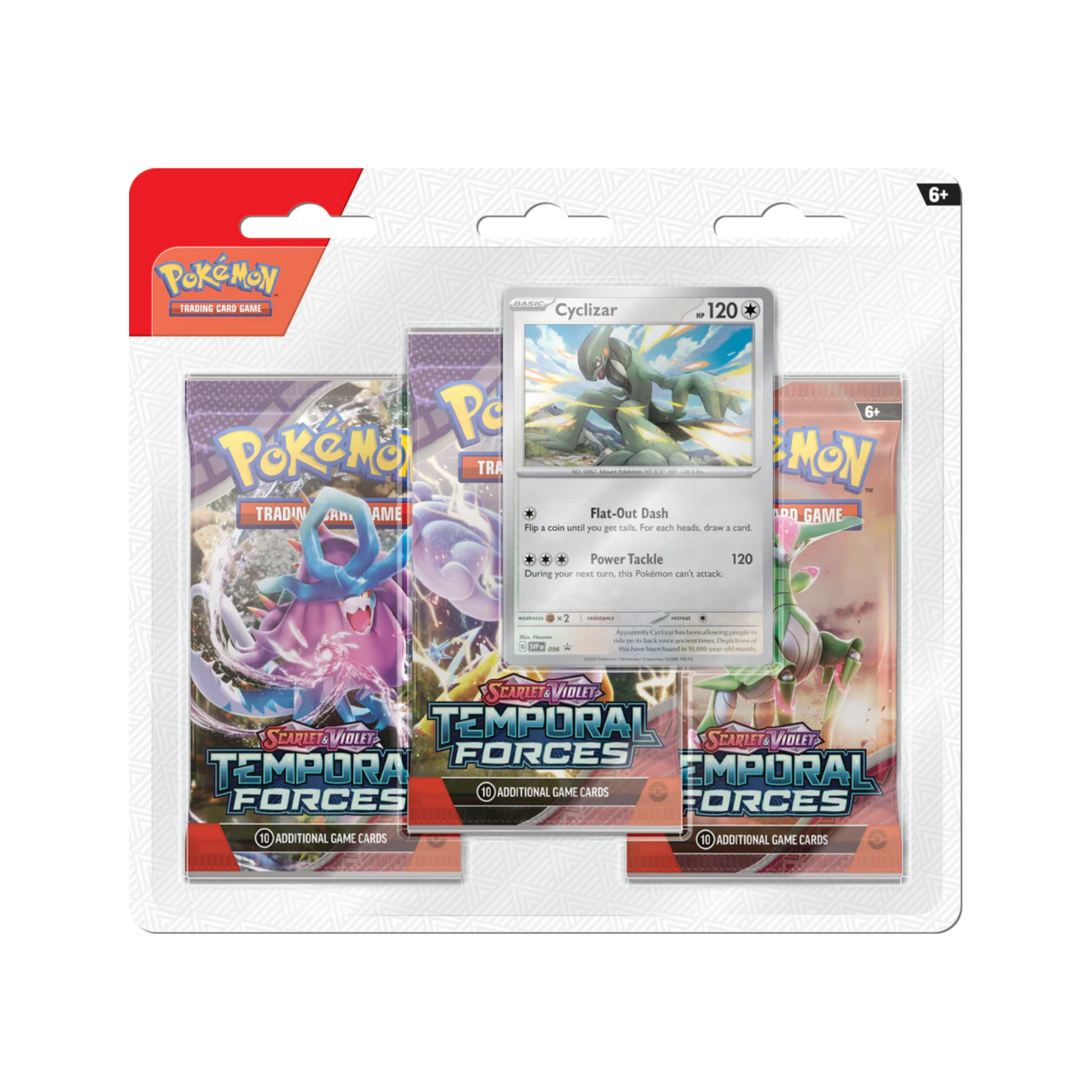 Pokémon TCG Scarlet & Violet Temporal Forces 3pk Booster